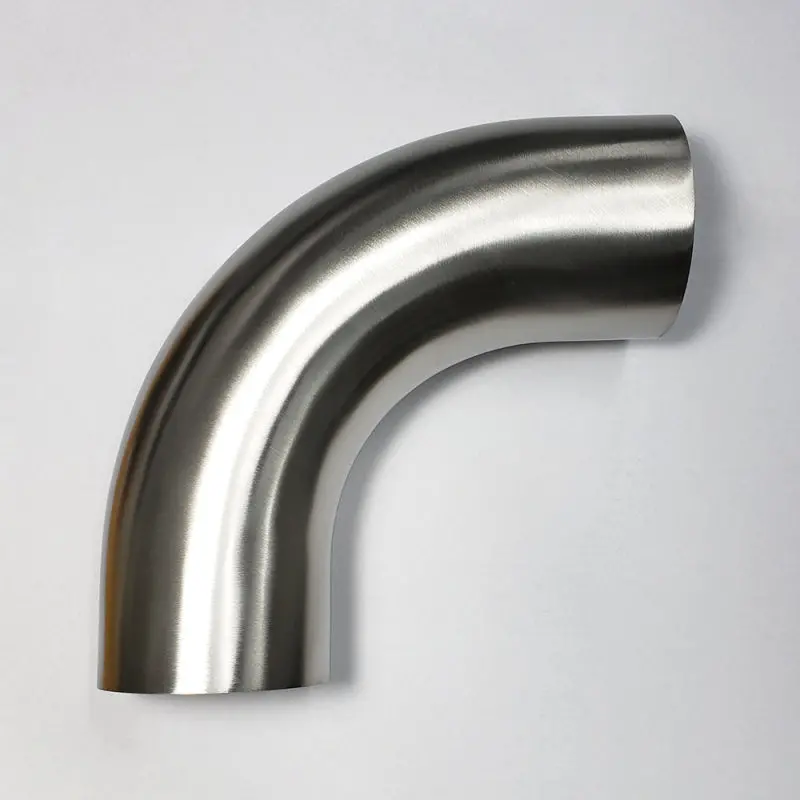 Stainless Bros 3.5" Stainless Steel 45° Elbow — Ss304, 1.5D Radius, 16Ga Wall 1