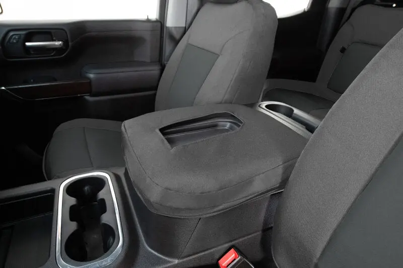 Covercraft Endura Precisionfit Seat Covers For 2019–2024 Dodge Ram 1500 – Front Row, Silver/Charcoal 1