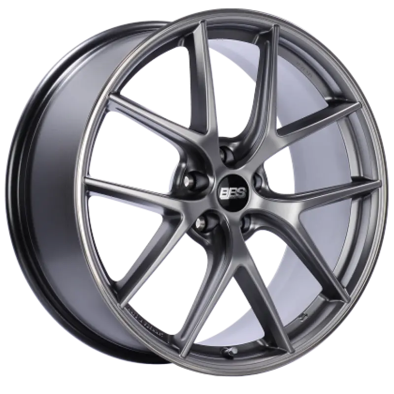 Bbs Ci-R 19X8.5 Inch Alloy Wheel – Platinum Silver Finish With Polished Lip And Rim Protector (5X114.3, Et43, -82Mm Offset) 1