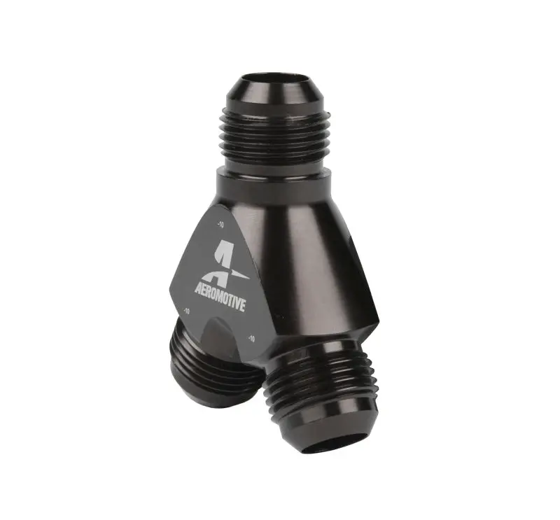 Aeromotive An-10 Y-Block Fitting – Dual An-10 Inlet Configuration 2