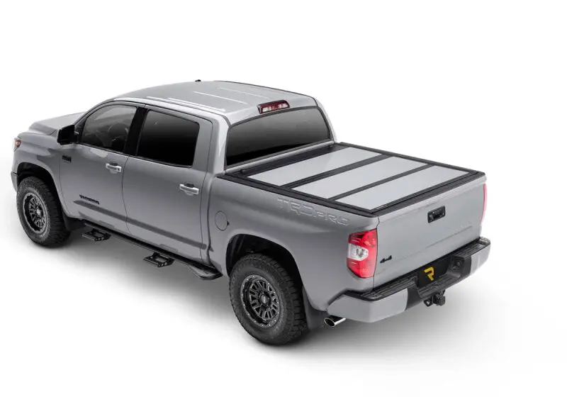Undercover Fusion Retractable Bed Cover For 2022–2023 Toyota Tundra – 78In Length, Celestial Silver Metallic 1