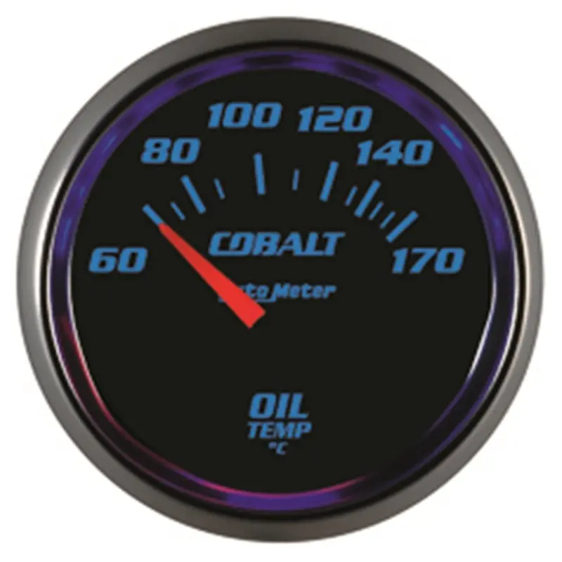 Autometer Cobalt Oil Temperature Gauge – 52Mm, 60–170°C Range 1