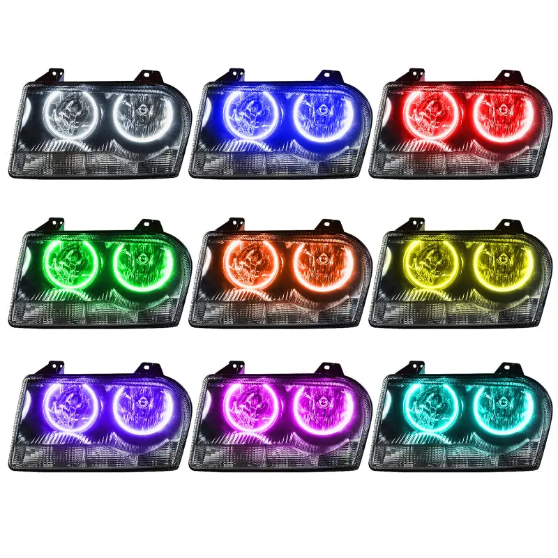 Oracle Colorshift Led Headlight Bulbs For 2005–2010 Chrysler 300 V6 – Smd Technology (Controller Sold Separately) 2