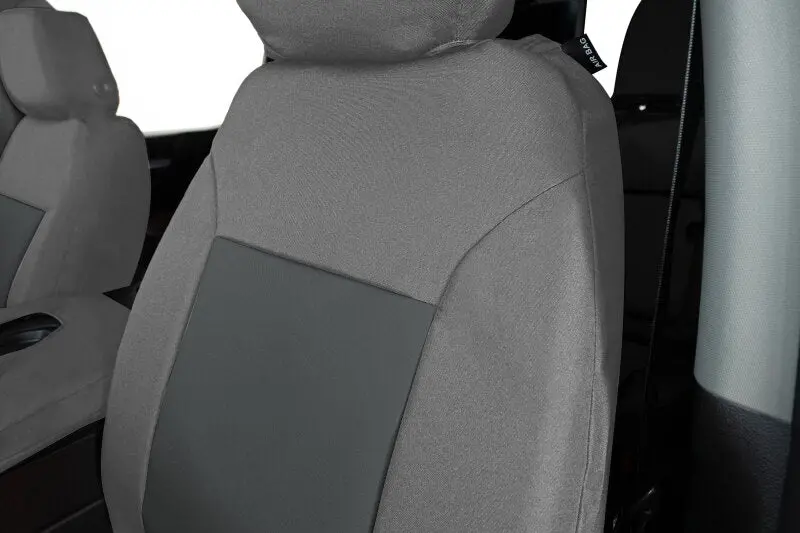 Covercraft Endura Precisionfit Seat Covers For 2019–2024 Dodge Ram 1500 – Front Row, Silver/Charcoal 2
