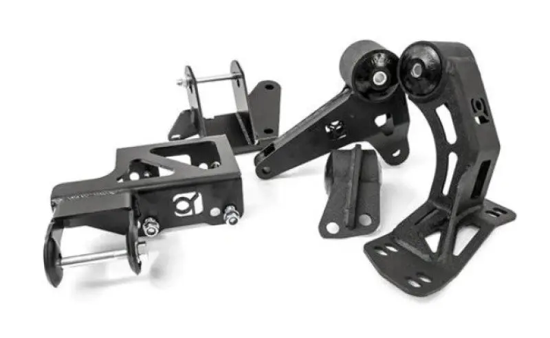 Innovative K-Series Engine Mounts For 1994–2001 Acura Integra – Black Steel, 95A Bushings (Excludes K24 Transmissions) 1